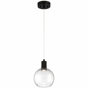 Port Nine - 9W 1 LED Pendant In Transitional Style-9.5 Inches Tall and 7.5 Inches Wide - 1265431