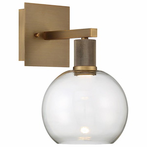 Port Nine - 9W 1 LED Wall Sconce In Transitional Style-12.25 Inches Tall and 7.5 Inches Wide - 1265447
