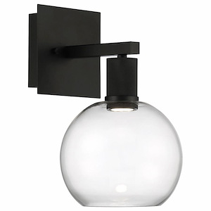 Port Nine - 9W 1 LED Wall Sconce In Transitional Style-12.25 Inches Tall and 7.5 Inches Wide