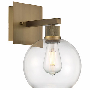 Port Nine - 9W 1 LED Wall Sconce In Transitional Style-12.25 Inches Tall and 7.5 Inches Wide - 1265450