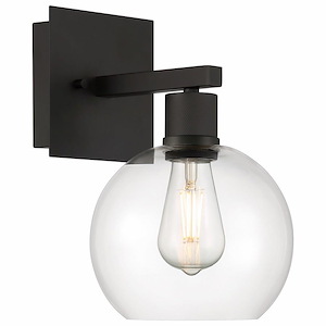 Port Nine - 9W 1 LED Wall Sconce In Transitional Style-12.25 Inches Tall and 7.5 Inches Wide - 1265452