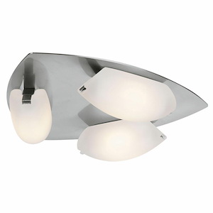 Nido-24W 3 LED Flush Mount-6 Inches Wide by 3.75 Inches Tall - 520897