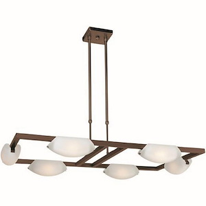 Nido-48W 6 LED Adjustable Chandelier-3 Inches Wide by 4 Inches Tall - 520891
