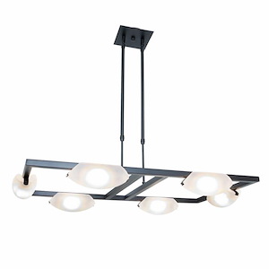 Nido-48W 6 LED Adjustable Chandelier-3 Inches Wide by 4 Inches Tall - 520891
