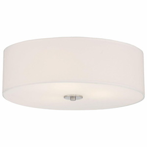 Mid Town - 78W 3 LED Flush Mount In Transitional Style-5.5 Inches Tall and 18 Inches Wide - 1265475