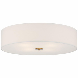 Mid Town - 136W 4 LED Flush Mount In Transitional Style-5.5 Inches Tall and 24 Inches Wide - 1265476