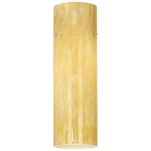 Fire-Cylinder Glass Shade-2.4 Inches Wide By 7.9 Inches Tall