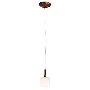 Omega-One Light Pendant (Canopy Sold Separately)-3 Inches Wide by 3.5 Inches Tall