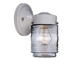 Builders Choice - One Light Outdoor Wall Mount - 4.5 Inches Wide by 7.25 Inches High - 343979
