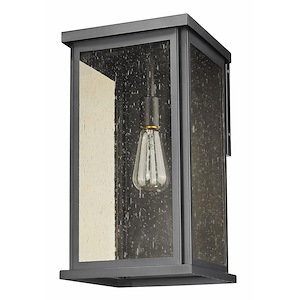 Lyons - 1 Light Outdoor Wall Lantern-17.75 Inches Tall and 9 Inches Wide