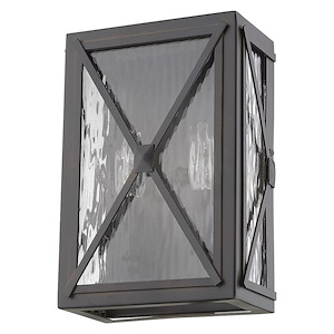 Brooklyn 2-Light Wall Light - 7.5 Inches Wide by 10.5 Inches High - 883582