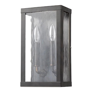 Charleston - Two Light Outdoor Wall Lantern - 6.75 Inches Wide by 12 Inches High