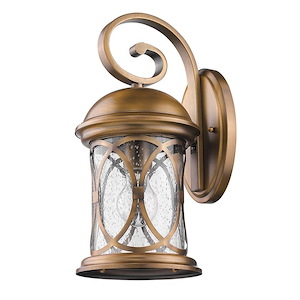 Lincoln - One Light Outdoor Wall Lantern in Classic Style - 7 Inches Wide by 15 Inches High