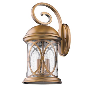 Lincoln - Three Light Outdoor Wall Lantern in Classic Style - 9 Inches Wide by 19 Inches High