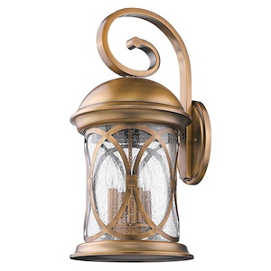 Lincoln - Four Light Outdoor Wall Lantern in Classic Style - 11 Inches Wide by 23 Inches High