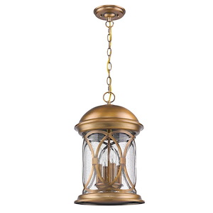 Lincoln - Four Light Outdoor Hanging Lantern in Classic Style - 11 Inches Wide by 18.5 Inches High - 659529