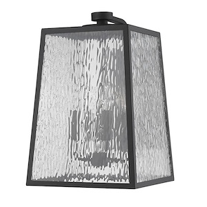 Hirche 4-Light Wall Light in Modern Style - 12 Inches Wide by 17 Inches High