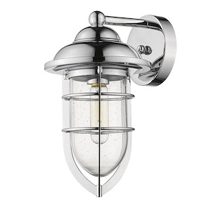 Dylan 1-Light Wall Light in Nautical Style - 7.5 Inches Wide by 12.5 Inches High - 883595