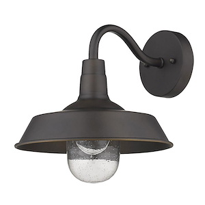Burry - 1 Light Outdoor Wall Mount in Versatile Style - 10.25 Inches Wide by 10.5 Inches High