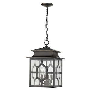 Calvert 4-Light Hanging Lantern in Classic Style - 12 Inches Wide by 18.75 Inches High - 883605