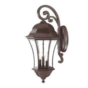 Waverly - Three Light Outdoor Wall Mount - 12.5 Inches Wide by 26.75 Inches High - 344271