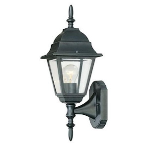 Builders Choice - One Light Outdoor Wall Mount - 6 Inches Wide by 16.25 Inches High - 344219
