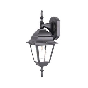 Builders Choice - One Light Outdoor Wall Mount - 6 Inches Wide by 16.25 Inches High