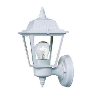 Builders Choice - One Light Outdoor Wall Mount - 5.5 Inches Wide by 10 Inches High