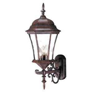 Brynmawr - Three Light Outdoor Wall Mount - 9 Inches Wide by 22 Inches High