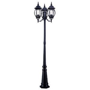 Chateau - Three Light Post - 23.5 Inches Wide by 85 Inches High
