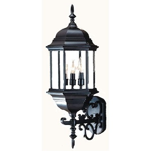 Madison - Three Light Outdoor Wall Mount - 9.5 Inches Wide by 24.75 Inches High