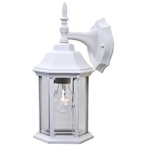 One Light Wall Sconce - 6.25 Inches Wide by 13 Inches High