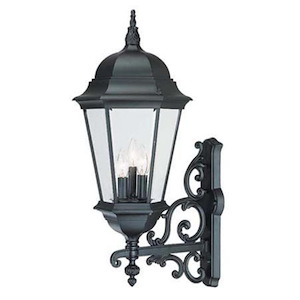 Richmond - Three Light Outdoor Wall Mount - 12.5 Inches Wide by 30.5 Inches High