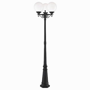 Havana - Three Light Post Lantern - 24 Inches Wide by 85.25 Inches High
