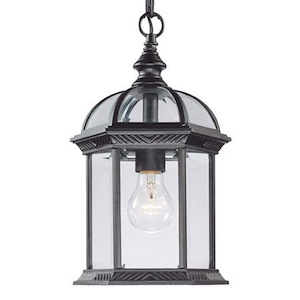 Dover - One Light Outdoor Hanging Lantern - 8 Inches Wide by 13.75 Inches High