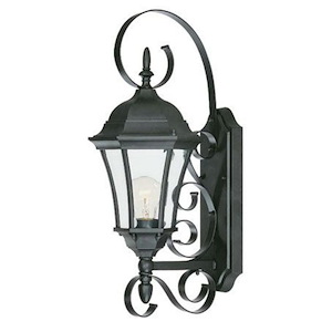 New Orleans - One Light Outdoor Wall Mount - 8 Inches Wide by 22 Inches High