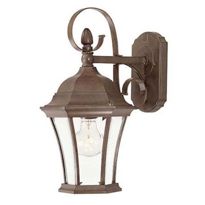 New Orleans - One Light Outdoor Wall Mount - 8 Inches Wide by 16 Inches High