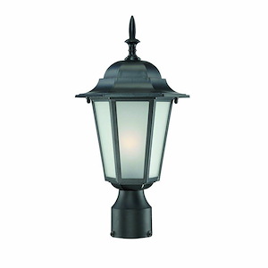 Camelot 1 Light Post Mounted Fixture - 9.25 Inches Wide by 15.25 Inches High
