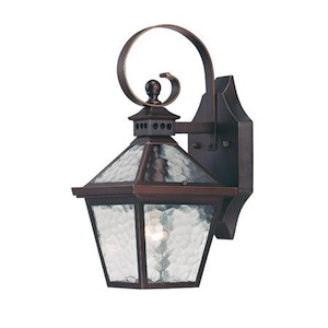 Bay Street - One Light Outdoor Wall Mount - 6.5 Inches Wide by 14 Inches High