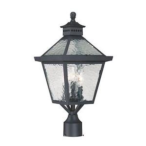 Bay Street - Three Light Post - 9.75 Inches Wide by 21 Inches High - 344908