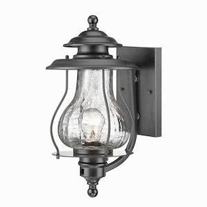 Blue Ridge - One Light Wall Lantern - 8 Inches Wide by 16 Inches High - 1090220