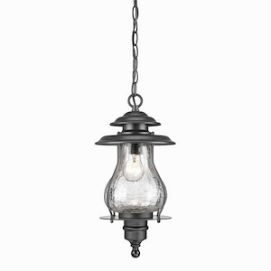 Blue Ridge - One Light Hanging Lantern - 8 Inches Wide by 16.5 Inches High - 1090222