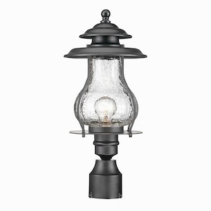 Blue Ridge - One Light Post Lantern - 8 Inches Wide by 18 Inches High