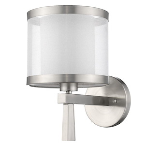 Lux - One Light Wall Sconce - 13 Inches Wide by 8 Inches High