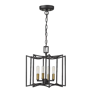 Rhian - 4 Light Pendant - 14 Inches Wide by 13.63 Inches High