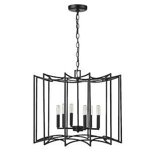 Rhian - 8 Light Pendant - 24 Inches Wide by 17.75 Inches High