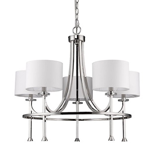 Kara - Five Light Chandelier - 28 Inches Wide by 24.5 Inches High - 535275