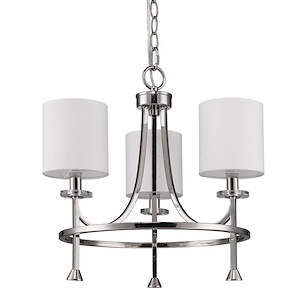 Kara - Three Light Chandelier - 18 Inches Wide by 16.5 Inches High