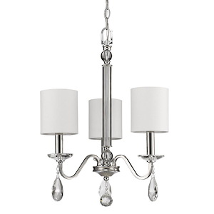 Lily - Three Light Mini Chandelier - 16 Inches Wide by 22.25 Inches High - 535273