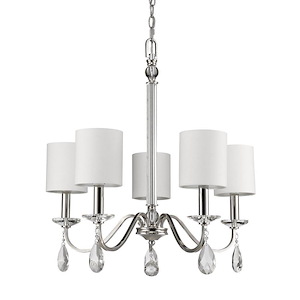 Lily - Five Light Chandelier - 23 Inches Wide by 23.75 Inches High